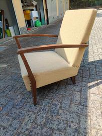 Poltrona anni 50 modello art decò