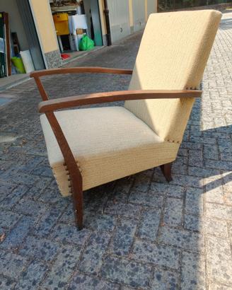 Poltrona anni 50 modello art decò
