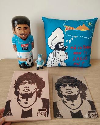 lotto memorabile sac napoli - maradona - lavezzi