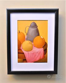 Quadro Botero Natura morta con cornice