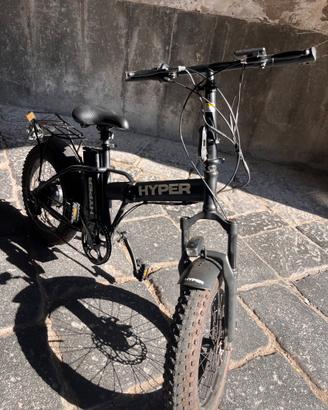 Bici elettrica HYPER nera batteria 48 V