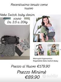 marsupio Neko Swich baby