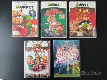 Lotto di 5 DVD film dei Muppet.