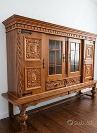 mobile antico in legno massiccio anni 70/80
