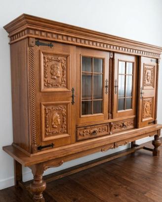mobile antico in legno massiccio anni 70/80