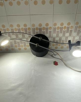 Lampadario a faretti regolabili e lampade led