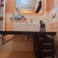 Arredo bagno Wenge (mobile, cassettiera, mensole)