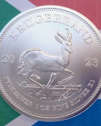 Moneta argento 2023 Sudafrica KRUGERRAND 999