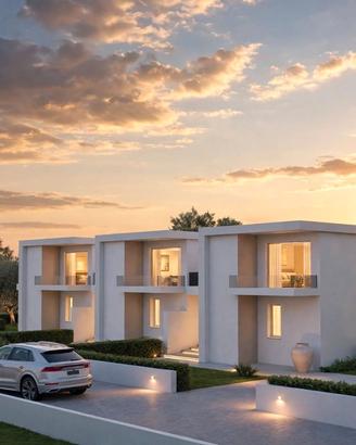 villa trifamiliare in costruzione 