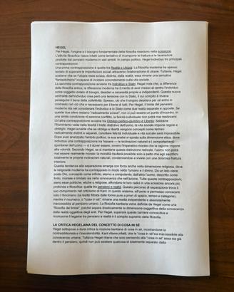 Dispensa approfondita su Hegel - Filosofia