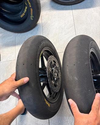 2 treni di gomme PMT 12" mescola S o Ss per Ohvale