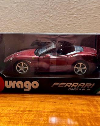 Bburago Ferrari California T Open Top scala 1/24