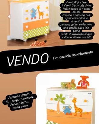 Fasciatoio e Comò Pali'