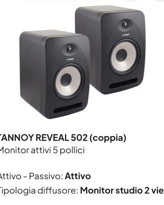 Casse monitor attive  5 pollici