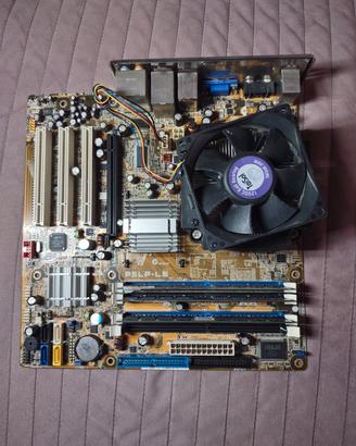scheda madre Asus + CPU dual core+ 4 GB RAM 