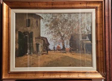 N.2 dipinti quadri RONTINI FERRUCCIO olio / tavola