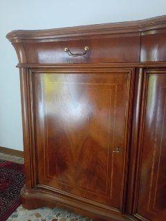 Madia classica in legno massello
