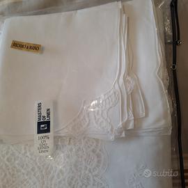 tovaglia per 12 con tovaglioli 