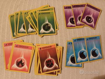 41 carte pokemon energia 1999 - 2000