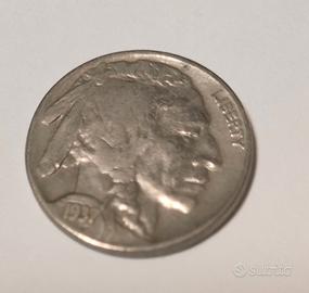 Moneta USA 1937 - 5 Centesimi Buffalo Nickel  