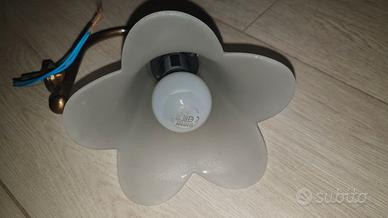 APPLIQUE IN FERRO BATTUTO A 1 LUCE