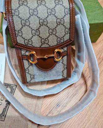 Mini borsa a tracolla - Borsello Gucci Horsebit