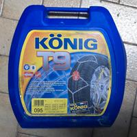 CATENE DA NEVE KONIG T9 9mm GRUPPO 95 OMOLOGATE.