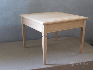 Tavolini da salotto DC28 nuovi in legno grezzo 01