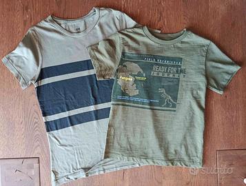 Set 2 T-Shirt Avventura: Stile & Cotone 100% (5-6