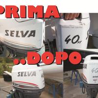 KIT ADESIVI MOTORE FUORIBORDO SELVA DORADO 40 HP