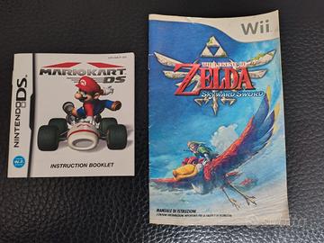 LIBRETTO ZELDA E MARIO KART NINTENDO
