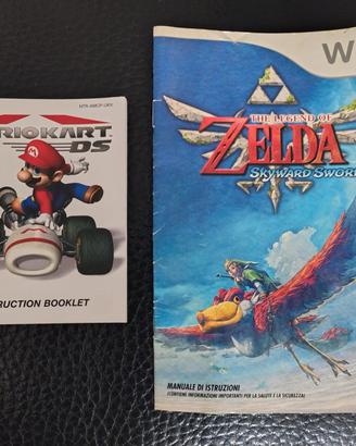 LIBRETTO ZELDA E MARIO KART NINTENDO