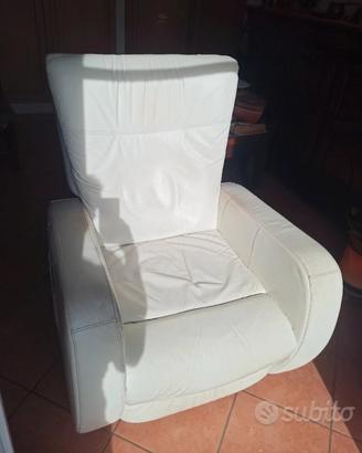Poltrona pelle Chateux d'Ax  guasta