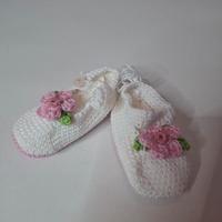 Scarpine cotone neonata