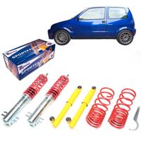 KIT 4 Ammortizzatori Sportivi Fiat Cinquecento 500