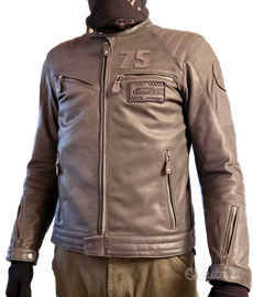 Giacca moto STUD in pelle - Tg 48