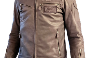 Giacca moto STUD in pelle - Tg 48