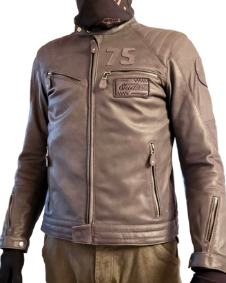 Giacca moto STUD in pelle - Tg 48