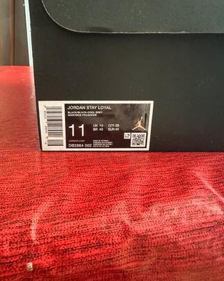 Jordan Stay Loyal – Black/Cool Grey – Taglia 45