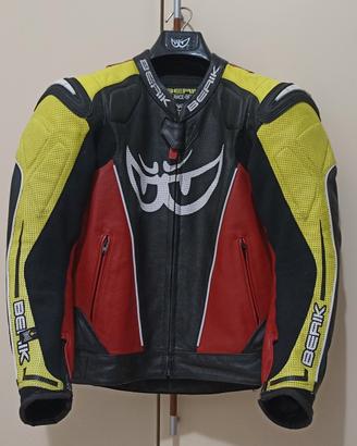 Giacca moto in pelle Berik