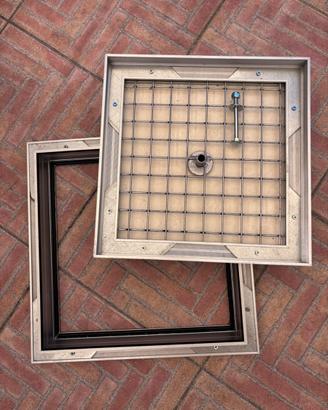 Copertura alluminio pozzetto ispezione
