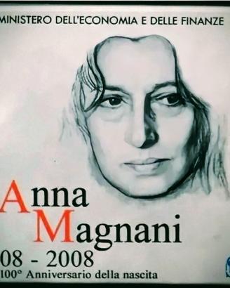 5€-2008 Centenario Nascita Anna Magnani - Argento 