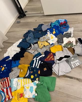 Vestiti vari bambino 80cm