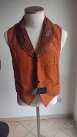 Gilet Uomo Vintage Byblos Tg 48 L Pura Lana Vergin