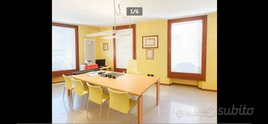 Ufficio completo, tavolo, sedie, mobile, dattilo,