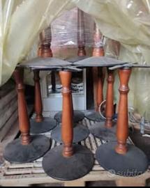 NR 7 PIANTANE PER TAVOLO IN GHISA