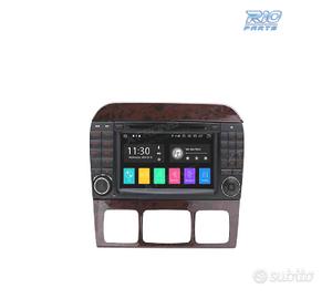 RADIO GPS ANDROID 10 PER MERCEDES S W220 98-05