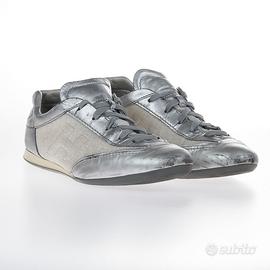 Sneakers Hogan Pelle e Tessuto tg 41 Argento
