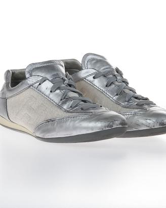 Sneakers Hogan Pelle e Tessuto tg 41 Argento