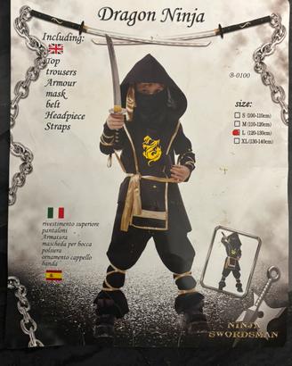 Vestito da carnevale Ninja
